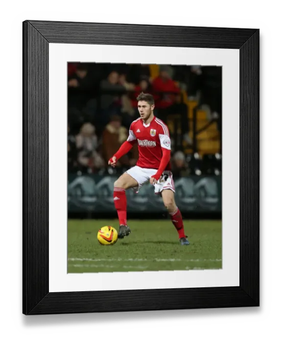 Framed Print : Wes Burns in Action: Notts County vs. Bristol City, League One Football Match, December 2013 Framed Print : Wes Burns in Action: Notts County vs. Bristol City, League One Football Match, December 2013