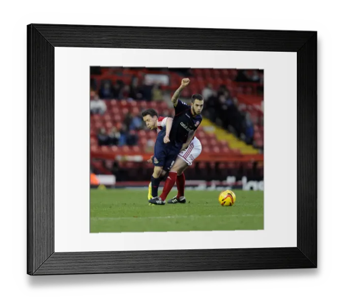 Framed Print : Bristol City vs Walsall: Nicky Shorey vs Milan Lalkovic - Intense Battle for Possession, Ashton Gate, December 2013 Framed Print : Bristol City vs Walsall: Nicky Shorey vs Milan Lalkovic - Intense Battle for Possession, Ashton Gate, December 2013