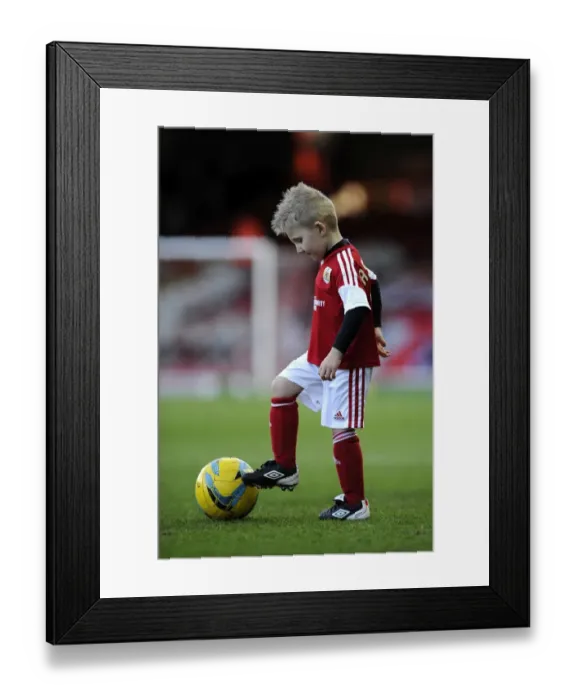 Framed Print : Rivalry at Ashton Gate: A Football Battle between Bristol City and Walsall (December 2013)