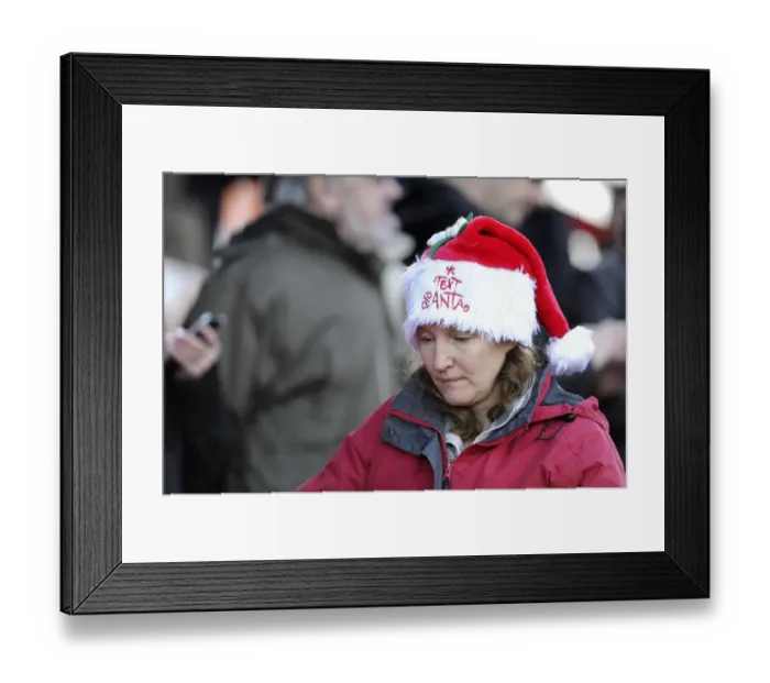 Framed Print : Fan in Christmas Hat Amidst the Excitement of Bristol City vs. Walsall, Sky Bet League One, Ashton Gate Framed Print : Fan in Christmas Hat Amidst the Excitement of Bristol City vs. Walsall, Sky Bet League One, Ashton Gate