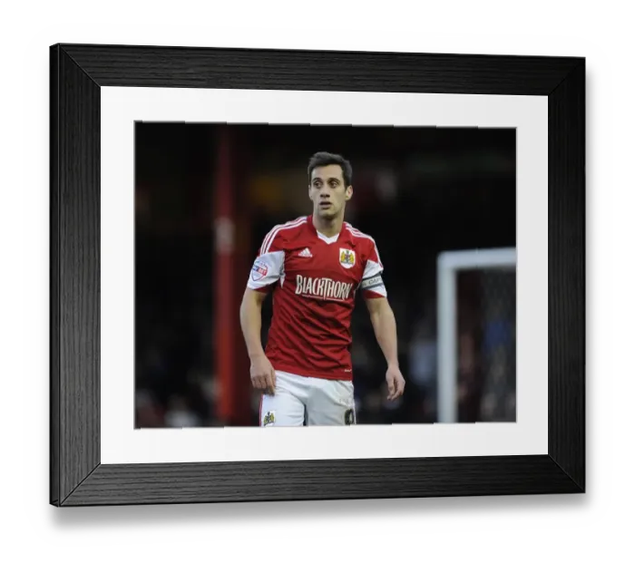 Framed Print : Bristol City's Sam Baldock in Action Against Walsall, League One Football Match at Ashton Gate, December 2013 Framed Print : Bristol City's Sam Baldock in Action Against Walsall, League One Football Match at Ashton Gate, December 2013