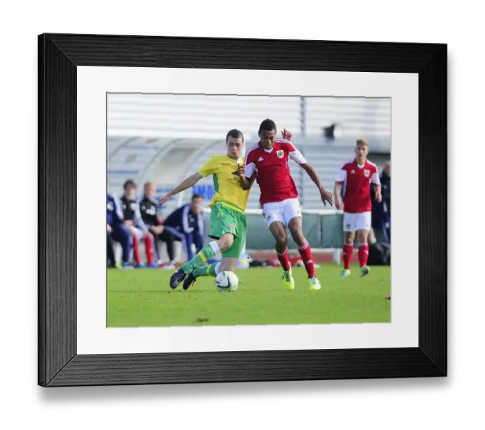 Framed Print : Marley Bishop in Action: Bristol City U18s vs. Sheffield United Framed Print : Marley Bishop in Action: Bristol City U18s vs. Sheffield United