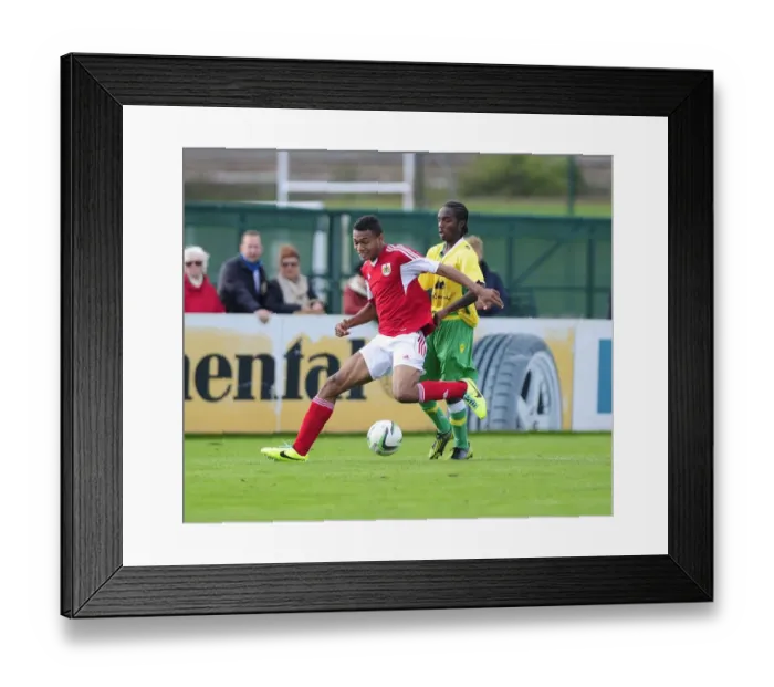 Framed Print : Marley Bishop in Action: Bristol City U18s vs. Sheffield United Framed Print : Marley Bishop in Action: Bristol City U18s vs. Sheffield United