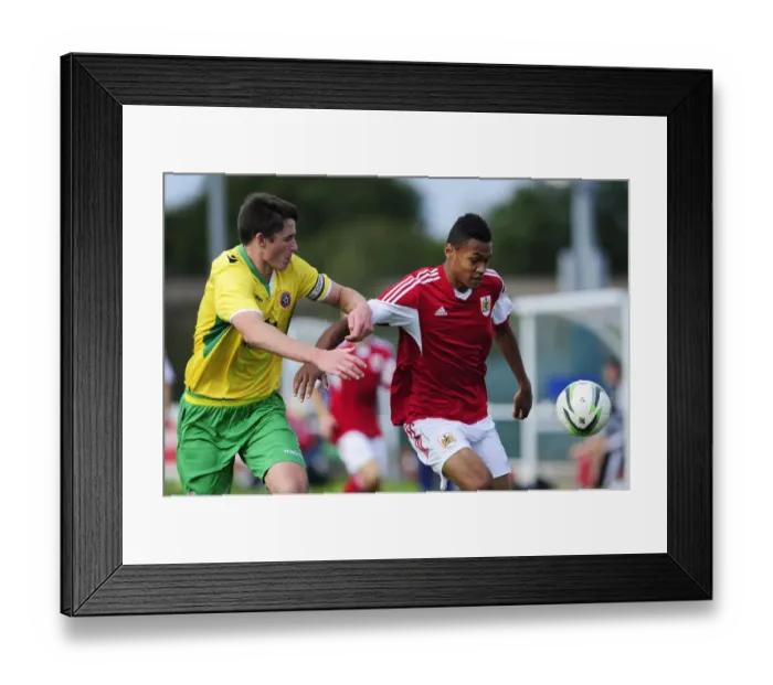 Framed Print : Marley Bishop in Action: Bristol City U18s vs. Sheffield United Framed Print : Marley Bishop in Action: Bristol City U18s vs. Sheffield United