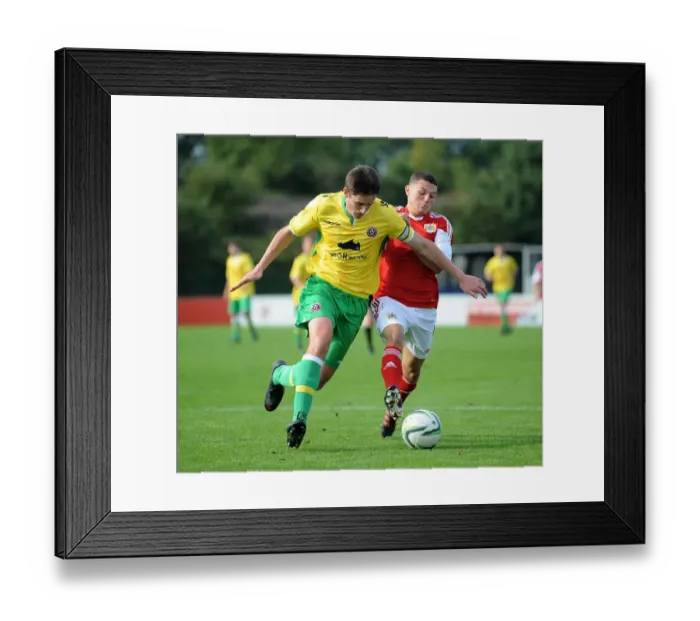 Framed Print : Youth Football Clash: Bristol City U18s vs Sheffield United U18s at Wise Campus Framed Print : Youth Football Clash: Bristol City U18s vs Sheffield United U18s at Wise Campus