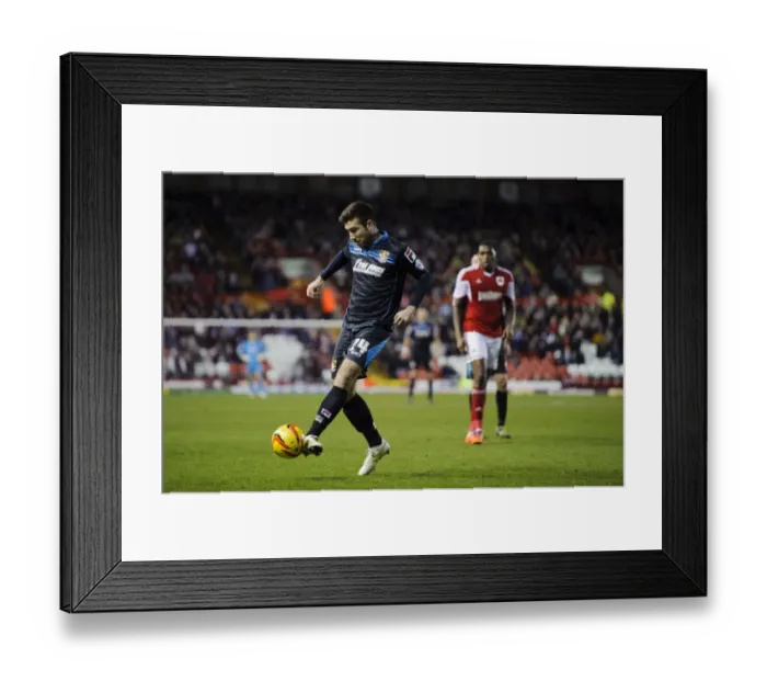 Framed Print : Bristol City vs Stevenage: Michael Doughty in Action, Sky Bet League One, Ashton Gate