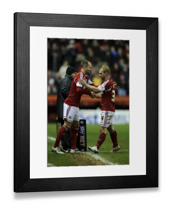 Framed Print : Bristol City's Louis Carey Sets All-Time Appearance Record Against Stevenage Framed Print : Bristol City's Louis Carey Sets All-Time Appearance Record Against Stevenage