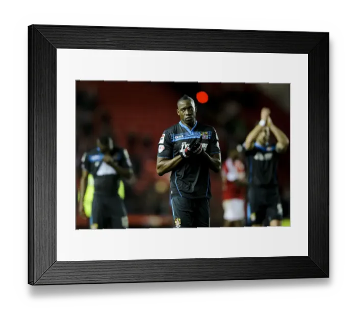 Framed Print : Dejected Lucas Akins of Stevenage After 4-1 Loss Against Bristol City Framed Print : Dejected Lucas Akins of Stevenage After 4-1 Loss Against Bristol City