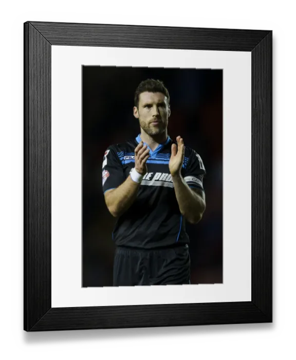 Framed Print : Dejected Defender Ashton After Bristol City's 4-1 Loss to Stevenage Framed Print : Dejected Defender Ashton After Bristol City's 4-1 Loss to Stevenage