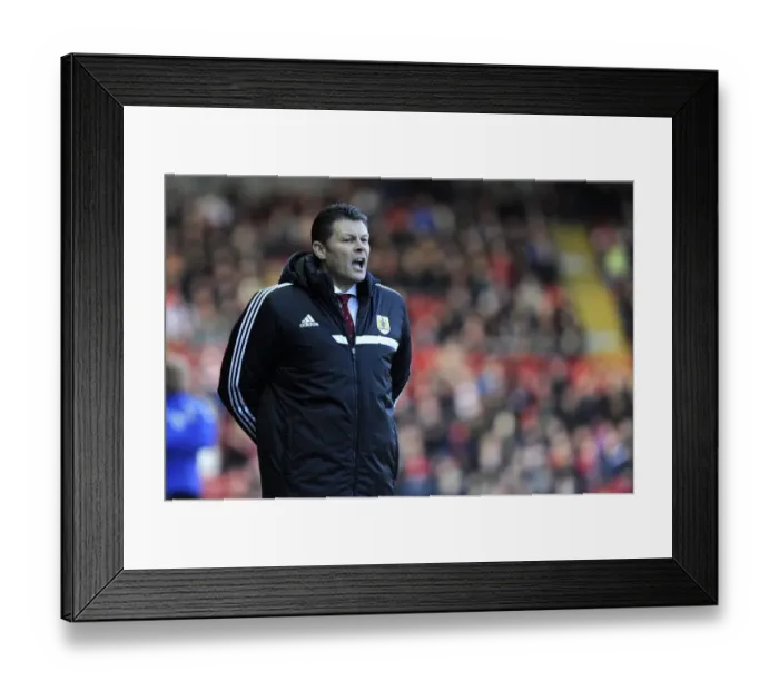 Framed Print : Steve Cotterill Leads Bristol City in Sky Bet League One Clash Against Stevenage, December 2013 Framed Print : Steve Cotterill Leads Bristol City in Sky Bet League One Clash Against Stevenage, December 2013