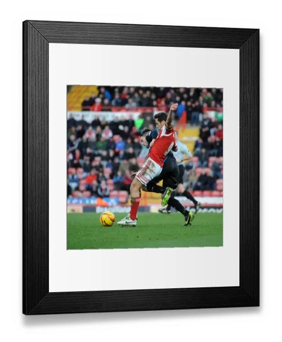 Framed Print : Bristol City's Sam Baldock Foul: Intense Moment in Sky Bet League One Clash Against Stevenage Framed Print : Bristol City's Sam Baldock Foul: Intense Moment in Sky Bet League One Clash Against Stevenage