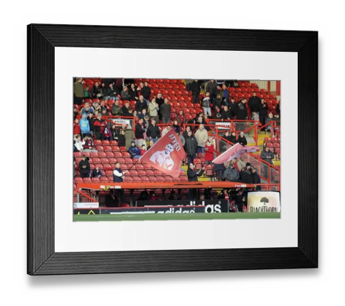 Framed Print : Bristol City vs Stevenage: Atyeo Flag Waves at Ashton Gate, Sky Bet League One, December 2013 Framed Print : Bristol City vs Stevenage: Atyeo Flag Waves at Ashton Gate, Sky Bet League One, December 2013