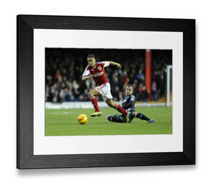 Framed Print : Bobby Reid Dodges a Challenge: Bristol City vs. Stevenage, Sky Bet League One (December 2013) Framed Print : Bobby Reid Dodges a Challenge: Bristol City vs. Stevenage, Sky Bet League One (December 2013)