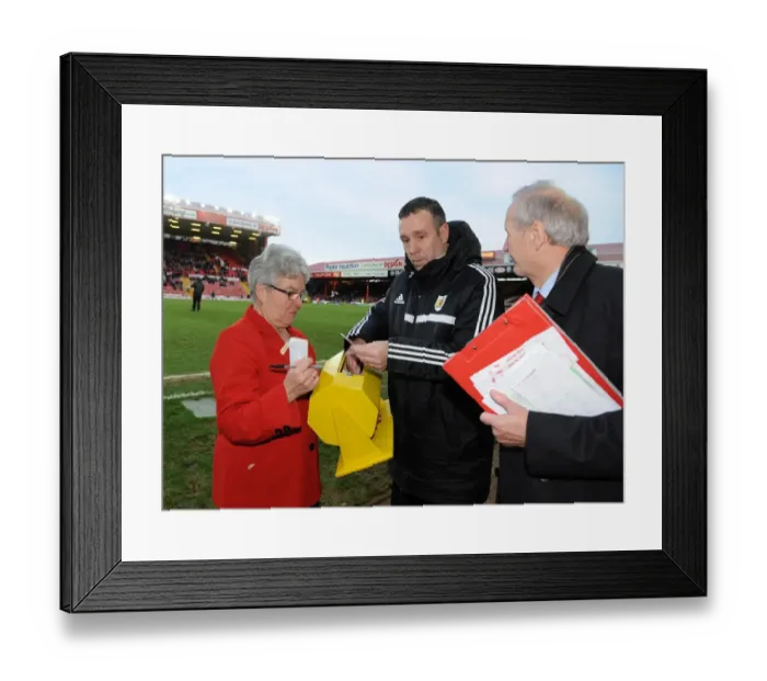 Framed Print : Half Time at Ashton Gate: Bristol City vs. Stevenage, Sky Bet League One Framed Print : Half Time at Ashton Gate: Bristol City vs. Stevenage, Sky Bet League One