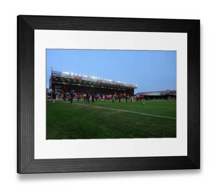 Framed Print : Bristol City vs Stevenage: A Sky Bet League One Battle at Ashton Gate (December 2013)