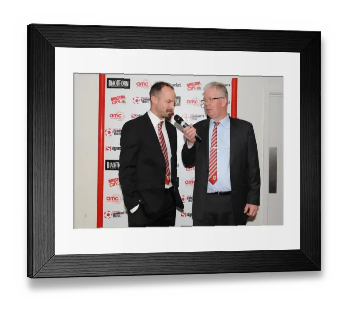 Framed Print : Bristol City's Hero: Man of the Match vs Stevenage
