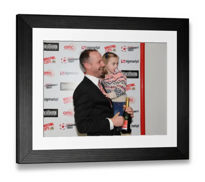 Framed Print : Bristol City vs Stevenage: Man of the Match at Ashton Gate