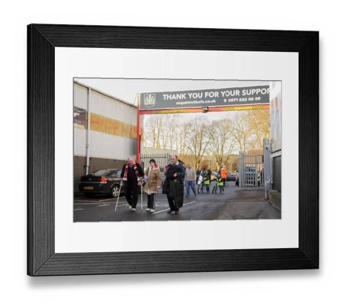 Framed Print : Fans Gathering at Ashton Gate: Bristol City vs Stevenage Football Match, 2013 Framed Print : Fans Gathering at Ashton Gate: Bristol City vs Stevenage Football Match, 2013