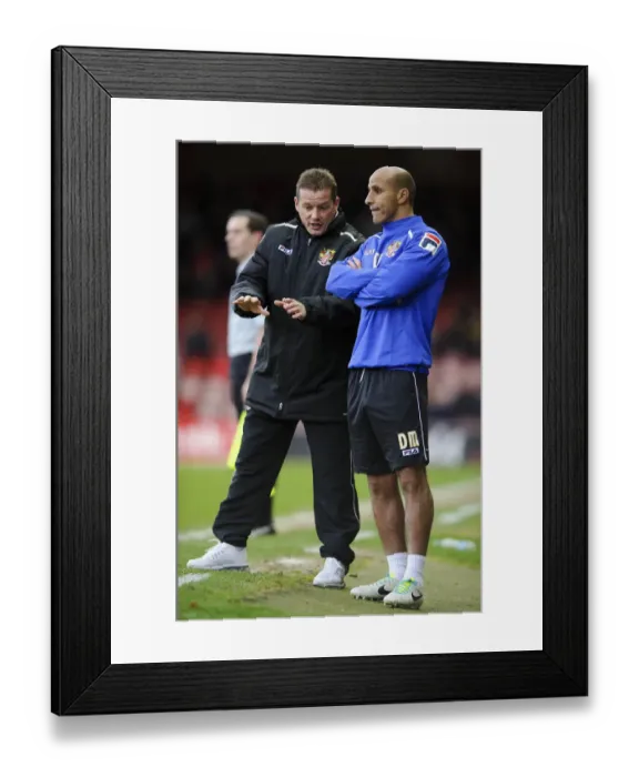 Framed Print : Intense Sky Bet League One Clash: Graham Westley Witnesses Bristol City vs. Stevenage Framed Print : Intense Sky Bet League One Clash: Graham Westley Witnesses Bristol City vs. Stevenage