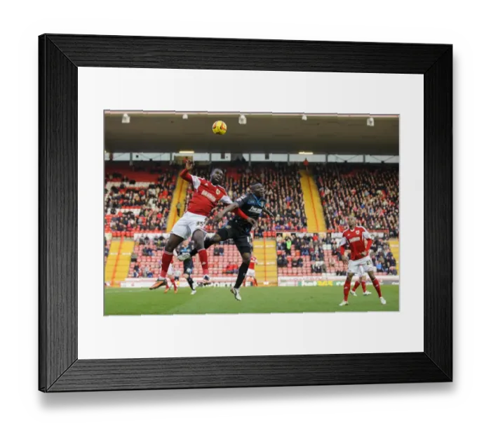 Framed Print : Bristol City vs Stevenage: Intense First-Half Action at Ashton Gate, Sky Bet League One