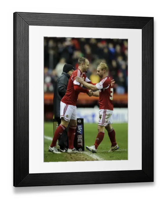 Framed Print : Bristol City's Louis Carey Breaks All-Time Appearance Record Against Stevenage (December 29, 2013) Framed Print : Bristol City's Louis Carey Breaks All-Time Appearance Record Against Stevenage (December 29, 2013)
