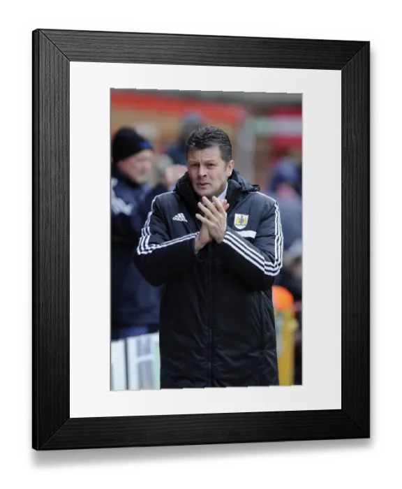 Framed Print : Bristol City vs. Watford: Steve Cotterill Leads the Way in FA Cup Third Round Clash at Ashton Gate