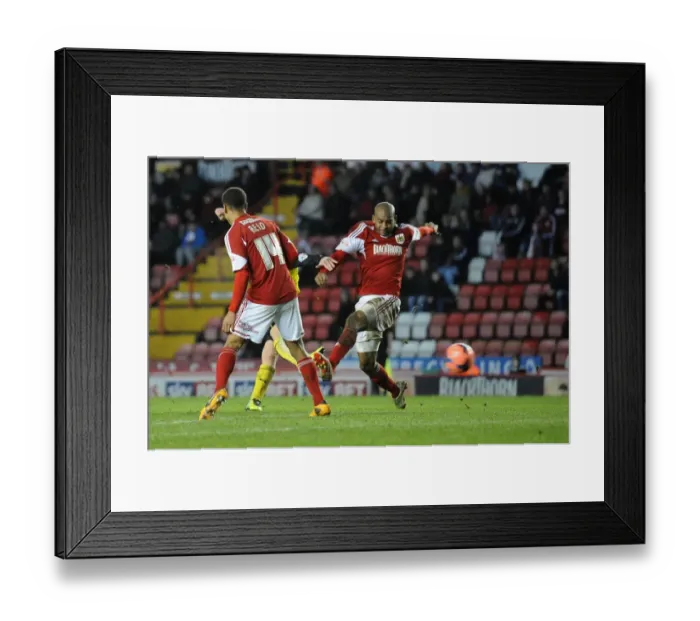 Framed Print : Bristol City vs Watford: Sean Murray Scores the Game-winning Goal in FA Cup Third Round Framed Print : Bristol City vs Watford: Sean Murray Scores the Game-winning Goal in FA Cup Third Round