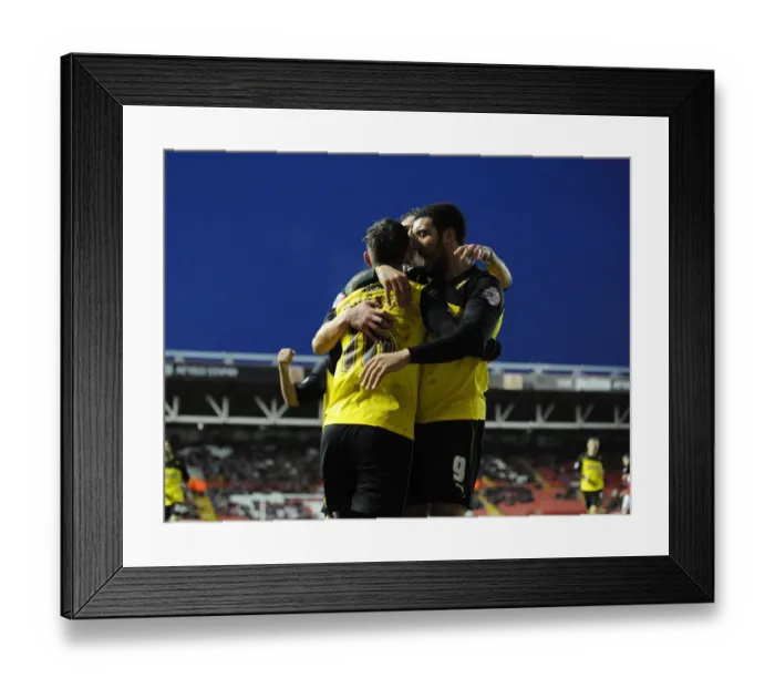 Framed Print : Bristol City vs. Watford: Sean Murray's Thrilling FA Cup Goal Celebration (January 4, 2014) Framed Print : Bristol City vs. Watford: Sean Murray's Thrilling FA Cup Goal Celebration (January 4, 2014)