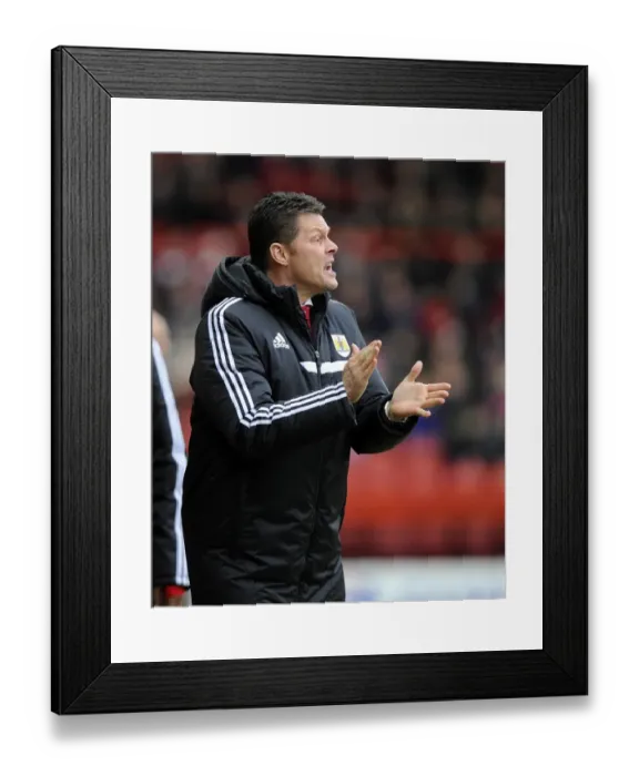 Framed Print : Steve Cotterill Leads Bristol City in FA Cup Third Round Clash Against Watford Framed Print : Steve Cotterill Leads Bristol City in FA Cup Third Round Clash Against Watford