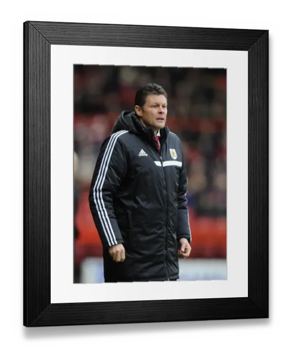 Framed Print : Steve Cotterill Rallies Bristol City in FA Cup Battle Against Watford Framed Print : Steve Cotterill Rallies Bristol City in FA Cup Battle Against Watford