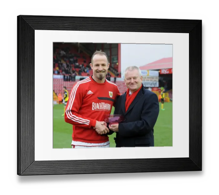 Framed Print : Bristol City's Louis Carey Breaks Appearance Record: Steve Lansdown's Proud Moment at Ashton Gate (FA Cup: Bristol City vs Watford) Framed Print : Bristol City's Louis Carey Breaks Appearance Record: Steve Lansdown's Proud Moment at Ashton Gate (FA Cup: Bristol City vs Watford)