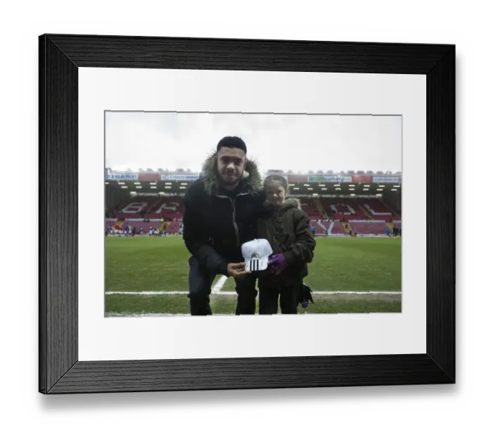 Framed Print : Bristol City vs. Watford in FA Cup Third Round at Ashton Gate, 04 / 01 / 2014