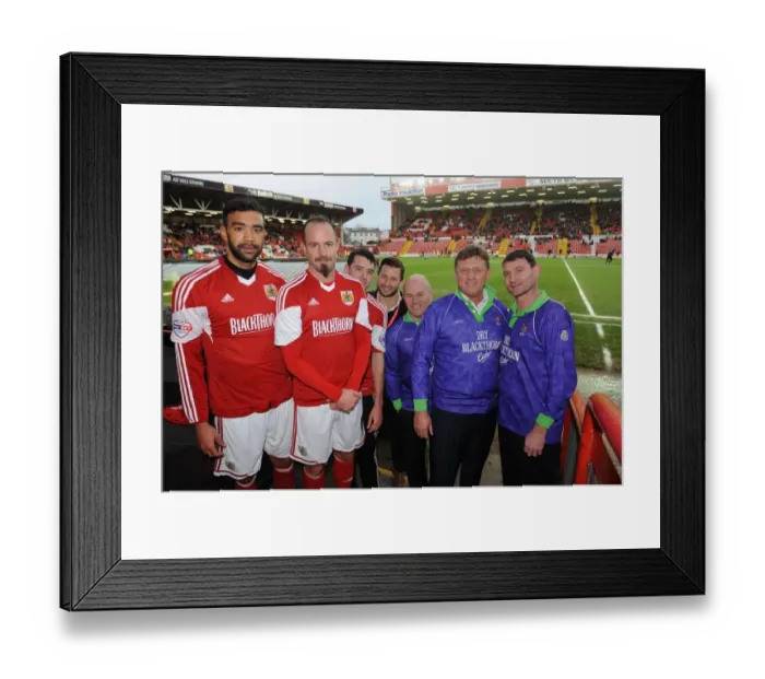 Framed Print : Bristol City vs. Watford: FA Cup Third Round Clash at Ashton Gate