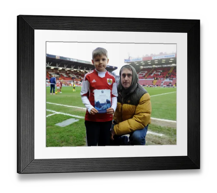 Framed Print : FA Cup Third Round: Thrilling Showdown - Bristol City vs. Watford at Ashton Gate (January 4, 2014)