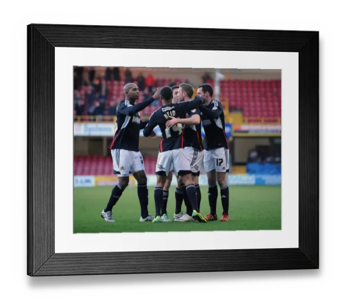 Framed Print : Bradford vs. Bristol City: Scott Wagstaff's Goal Celebration (January 11, 2014) Framed Print : Bradford vs. Bristol City: Scott Wagstaff's Goal Celebration (January 11, 2014)