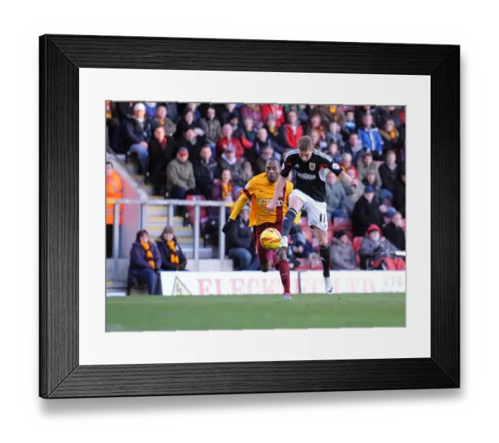 Framed Print : Scott Wagstaff Scores the Game-Winning Goal for Bristol City against Bradford City, January 11, 2014 Framed Print : Scott Wagstaff Scores the Game-Winning Goal for Bristol City against Bradford City, January 11, 2014