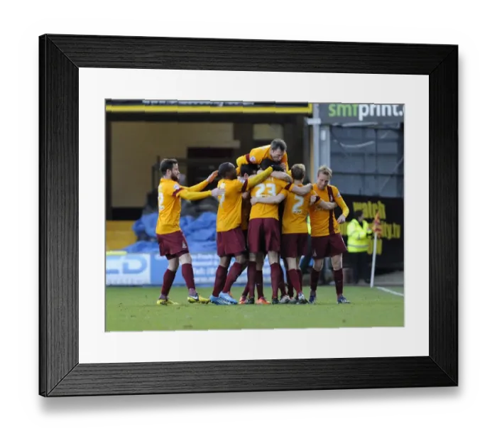 Framed Print : Bradford vs. Bristol City: Sam Baldock's Thrilling Goal and Emotional Celebration (January 11, 2014) Framed Print : Bradford vs. Bristol City: Sam Baldock's Thrilling Goal and Emotional Celebration (January 11, 2014)
