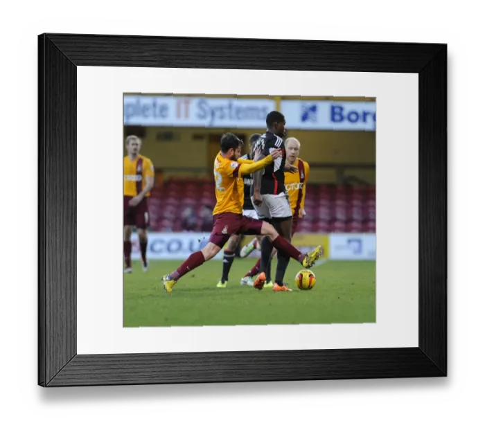 Framed Print : Intense Rivalry: Jay Emmanuel-Thomas vs Matthew Bates Clash in Bradford City vs Bristol City Football Match, Sky Bet League One (January 11, 2014) Framed Print : Intense Rivalry: Jay Emmanuel-Thomas vs Matthew Bates Clash in Bradford City vs Bristol City Football Match, Sky Bet League One (January 11, 2014)