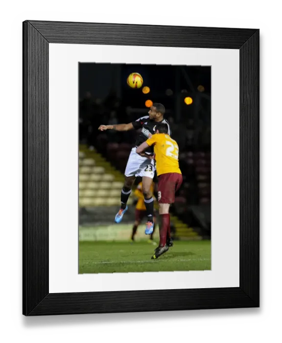 Framed Print : Bristol City's Tyrone Barnett Clashes with Rory McArdle of Bradford City - Football Rivalry in Action Framed Print : Bristol City's Tyrone Barnett Clashes with Rory McArdle of Bradford City - Football Rivalry in Action