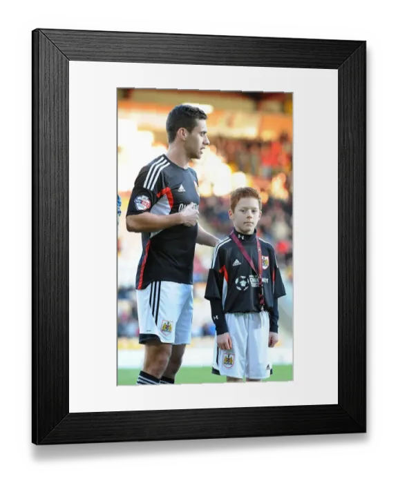 Framed Print : Bradford City vs. Bristol City: Sam Baldock and the Bristol City Mascot at Coral Windows Stadium (January 11, 2014) Framed Print : Bradford City vs. Bristol City: Sam Baldock and the Bristol City Mascot at Coral Windows Stadium (January 11, 2014)