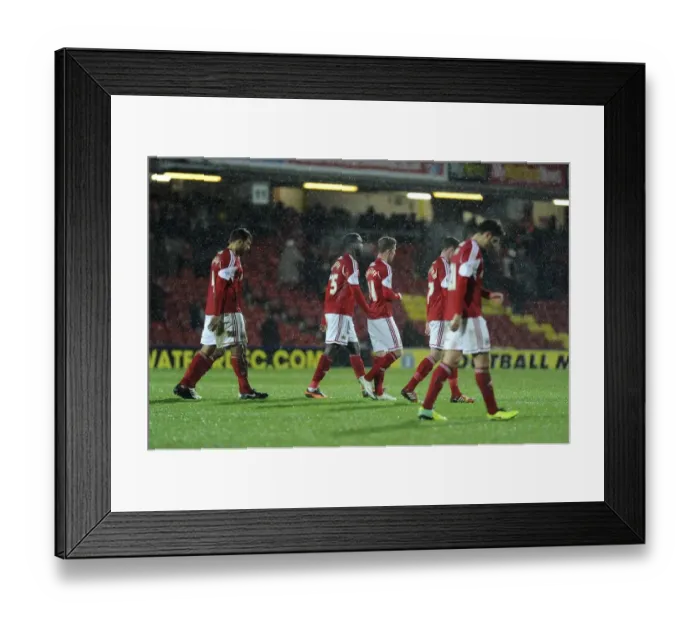 Framed Print : Disappointment on Vicarage Road: Watford Triumphs Over Bristol City in FA Cup Replay Framed Print : Disappointment on Vicarage Road: Watford Triumphs Over Bristol City in FA Cup Replay