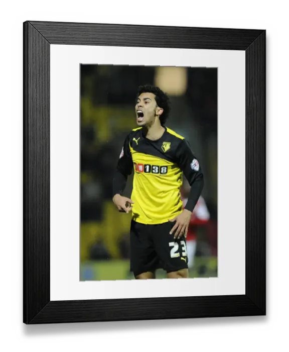Framed Print : Watford vs. Bristol City: FA Cup Third Round Replay Showdown Framed Print : Watford vs. Bristol City: FA Cup Third Round Replay Showdown