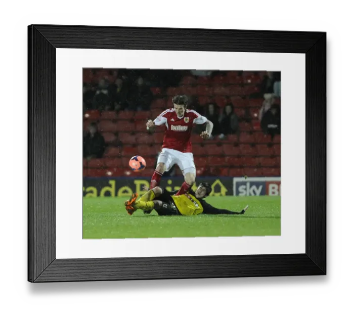 Framed Print : Aden Flint vs Fernando Forestieri: Intense Moment from Watford vs Bristol City FA Cup Replay Framed Print : Aden Flint vs Fernando Forestieri: Intense Moment from Watford vs Bristol City FA Cup Replay