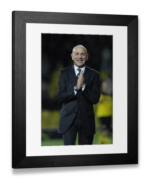 Framed Print : Giuseppe Sannino Leads Watford in FA Cup Replay vs. Bristol City