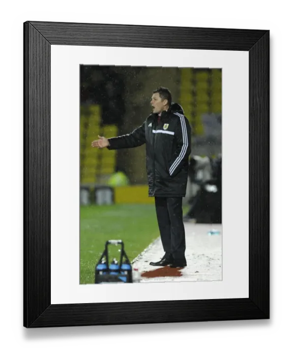 Framed Print : Steve Cotterill Guides Bristol City in FA Cup Replay at Vicarage Road Framed Print : Steve Cotterill Guides Bristol City in FA Cup Replay at Vicarage Road