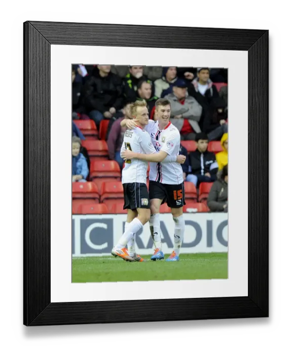 Framed Print : Bristol City v MK Dons 180114
