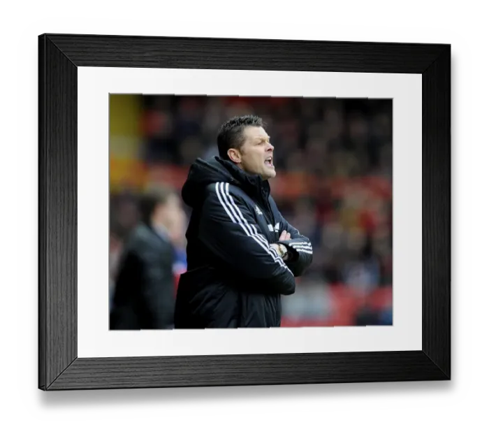 Framed Print : Steve Cotterill Leads Bristol City Against MK Dons, Sky Bet League One, Ashton Gate Framed Print : Steve Cotterill Leads Bristol City Against MK Dons, Sky Bet League One, Ashton Gate