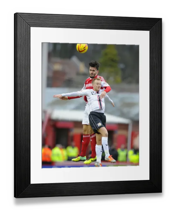 Framed Print : Bristol City vs MK Dons: Marlon Pack vs Ben Reeves in Aerial Battle at Ashton Gate Framed Print : Bristol City vs MK Dons: Marlon Pack vs Ben Reeves in Aerial Battle at Ashton Gate