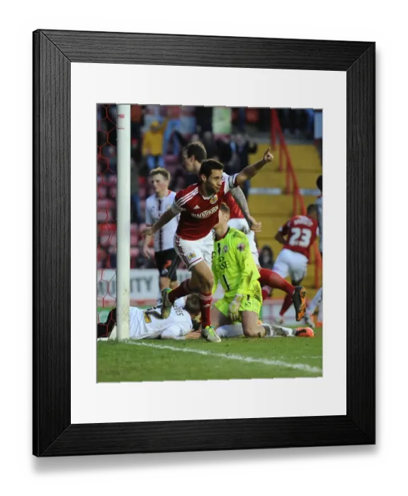 Framed Print : Sam Baldock's Dramatic Equalizer: A Sweet Revenge Against Former Team MK Dons (Bristol City vs. MK Dons, Sky Bet League One, 2014) Framed Print : Sam Baldock's Dramatic Equalizer: A Sweet Revenge Against Former Team MK Dons (Bristol City vs. MK Dons, Sky Bet League One, 2014)