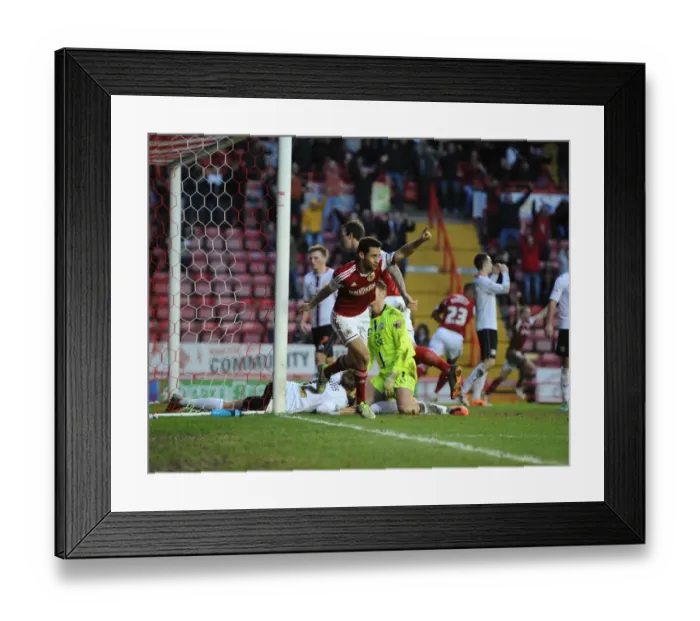 Framed Print : Sam Baldock Scores Dramatic Equalizer Against MK Dons in Sky Bet League One Clash Framed Print : Sam Baldock Scores Dramatic Equalizer Against MK Dons in Sky Bet League One Clash